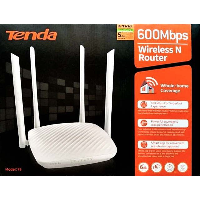 Tenda F9 Router Wireless 600Mbps