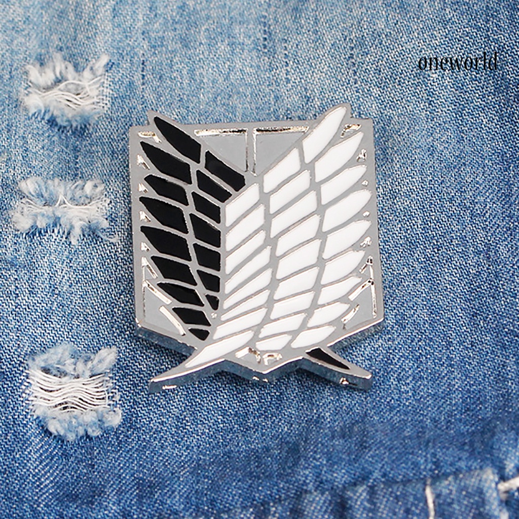 OW@ Pins Convenient Elegant Alloy Attack on Titan Vintage Pins Brooch for Party