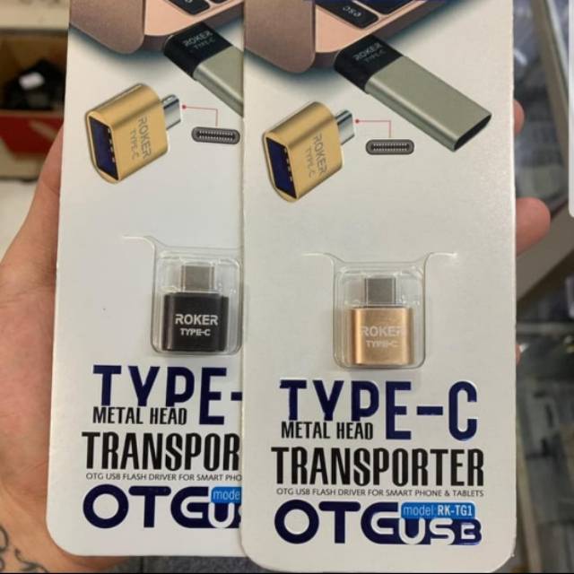 OTG TYPE C ROKER METAL HEAD TRANSPORTER TYPE C ALUMUNIUM STEEL