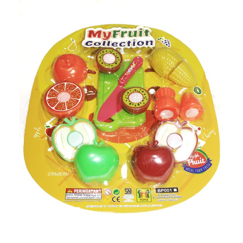 Mainan Buah Potong-My Fruit Collection