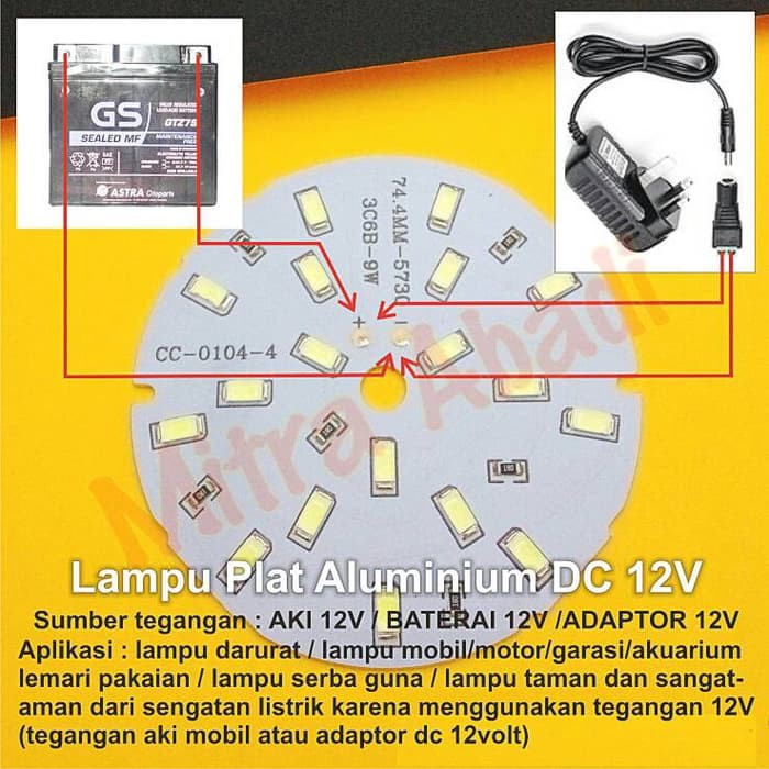 Promo Papan   LED SMD 5730 9 Watt 720 mA DC 12 Volt Murah