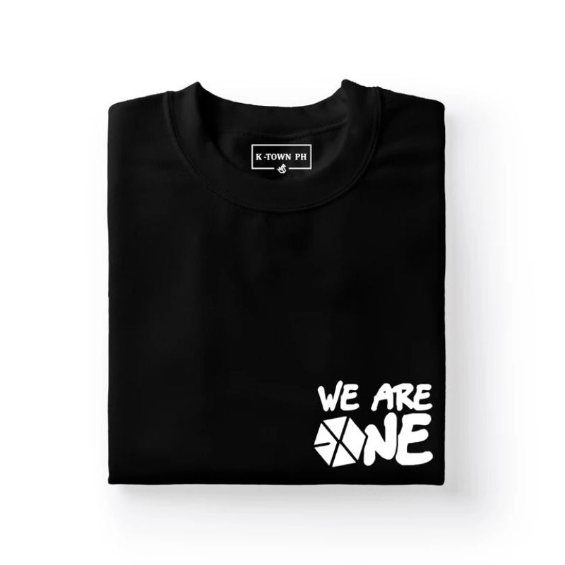 Baju Kaos EXO logo we are one