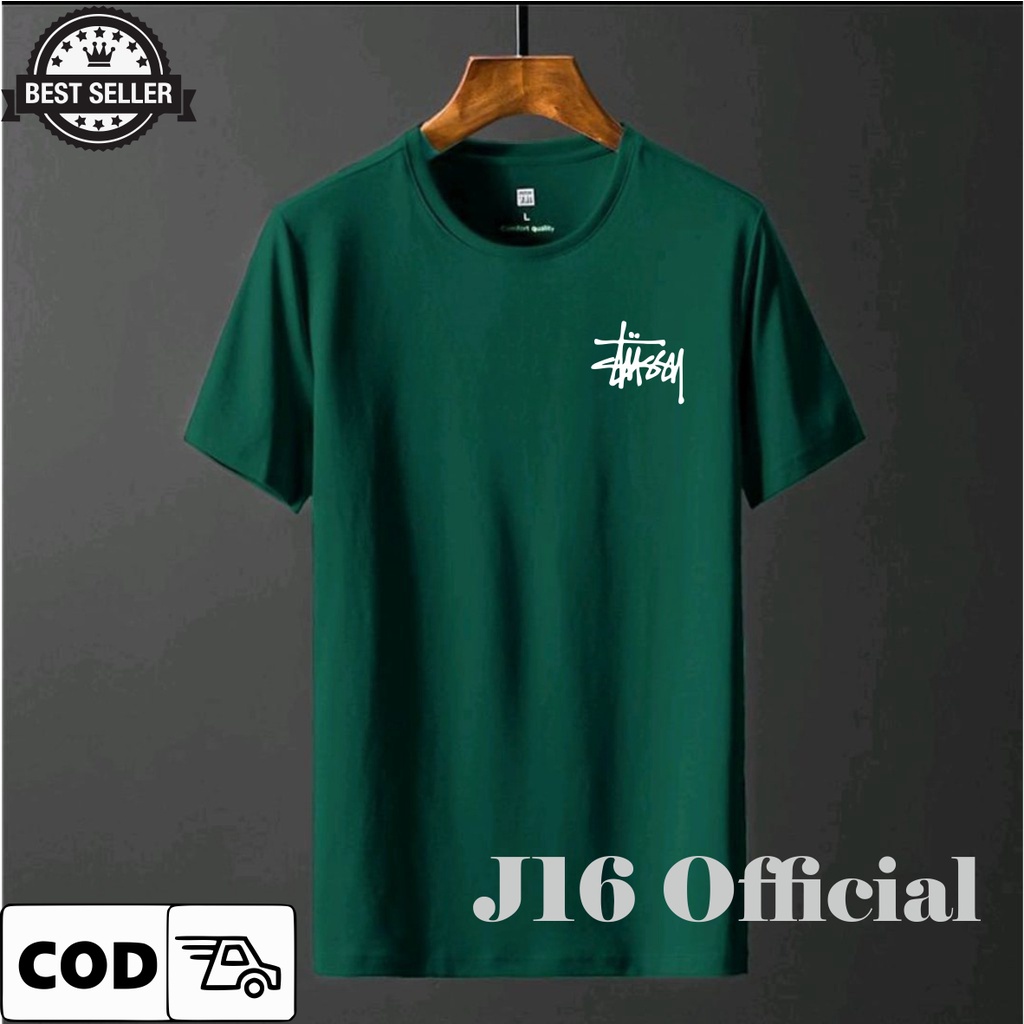 T-shirt Kaos Pendek Distro Pria Bahan Cotton Combed 30s Premium