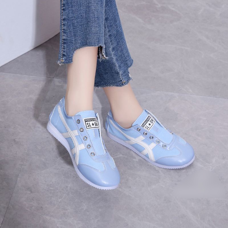 RYX - Chalk Lines Sepatu Sneakers Tali Wanita Fashion Casual / Olahraga - Ori Import