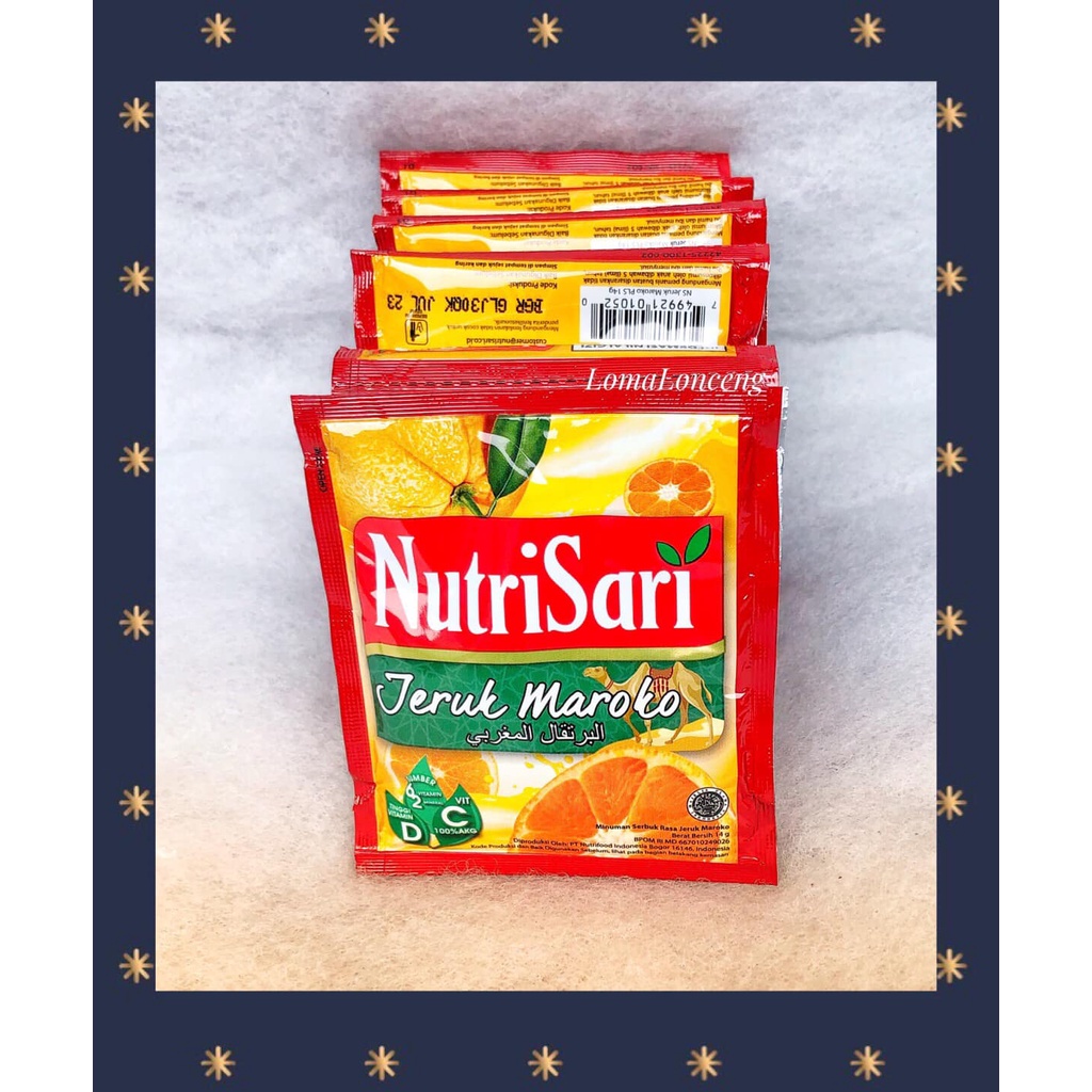 

Nutrisari Jeruk Maroko 10 sachet