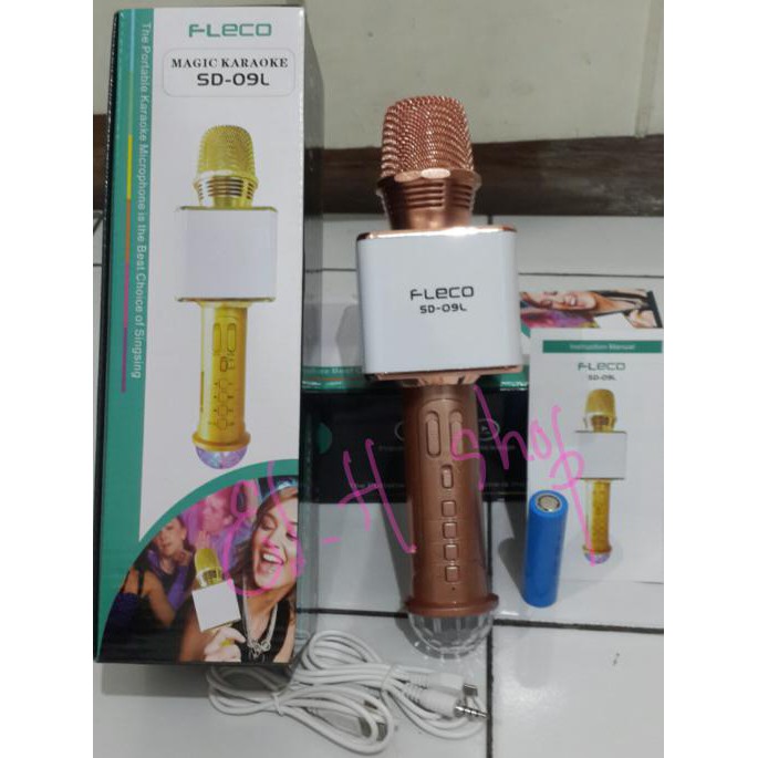 Super Mic Bluetooth Fleco Sd 09L Original 100%/Fleco Sd09/Mic Smule/Mic Ktv Sale