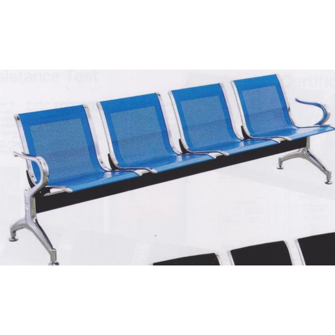 

DISKON Kursi Tunggu Besi 4 Dudukan ZD200