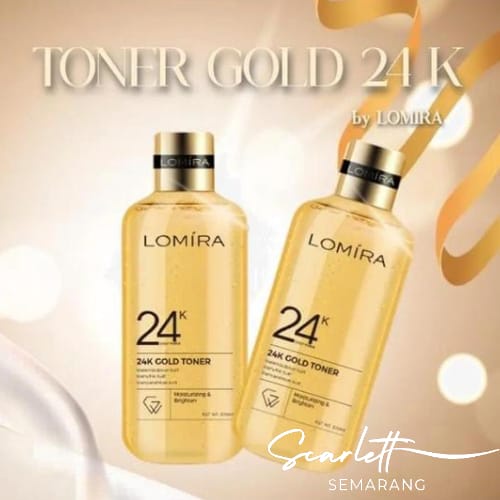 Lomira Toner Gold 24K Toner Wajah Lomira Gold