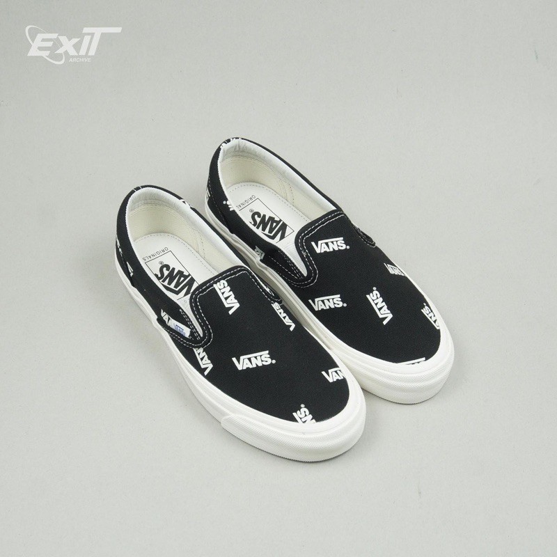 Vans Vault OG Slip-On Black Multi Logo ORIGINAL