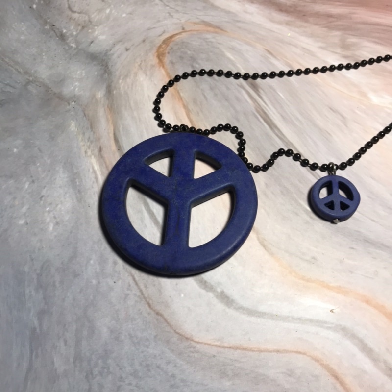 Kalung Peace Kayu