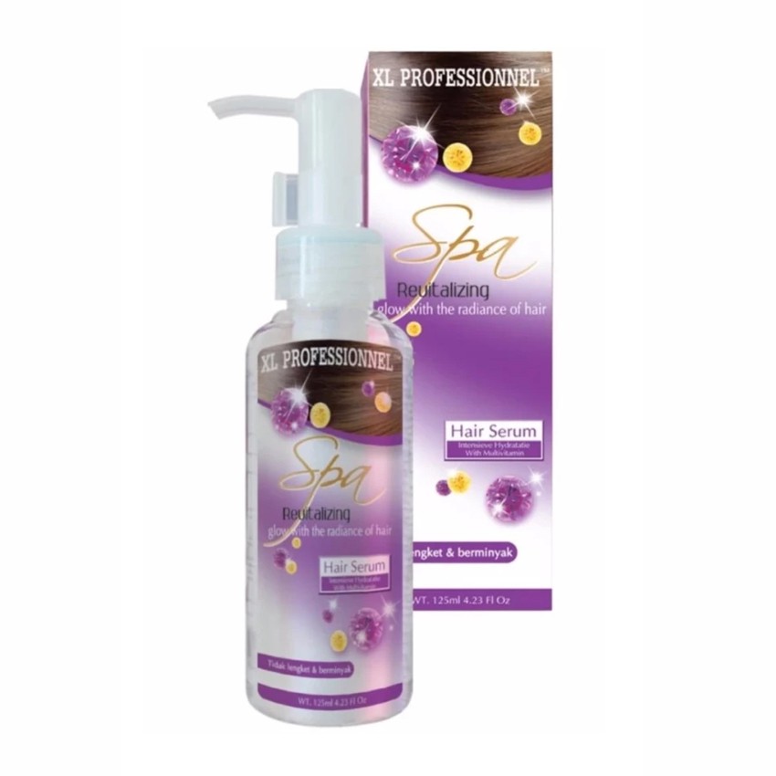 Jual Xl Professionnel Spa Revitalizing Hair Serum With Multivitamin Minyak Rambut 125ml Ungu Indonesia Shopee Indonesia