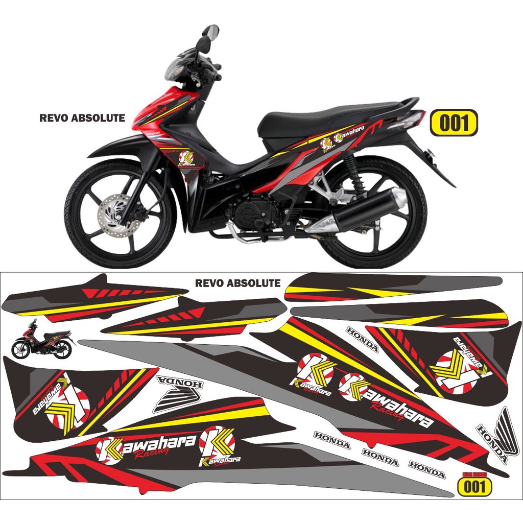 striping revo absolute / decal revo absolute / variasi revo absolute