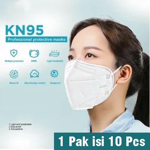 Masker KN95 Surgical Mask Masker Original Tebal Anti Debu Masker Medis