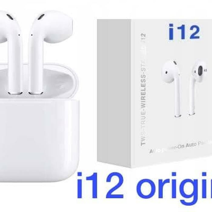 HANDSFREE BLUETOOTH WIRELESS i12 ORIGINAL