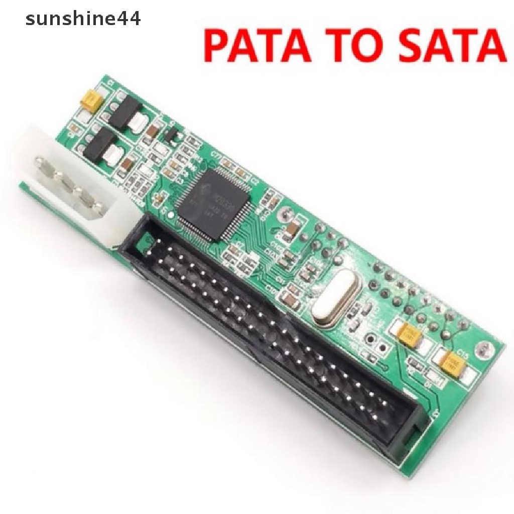 Sunshine Adapter Konverter Plug &amp; Play Sata Ke Pata IDE 7 + 15pin 3.5 / 2.5 Sata HDD