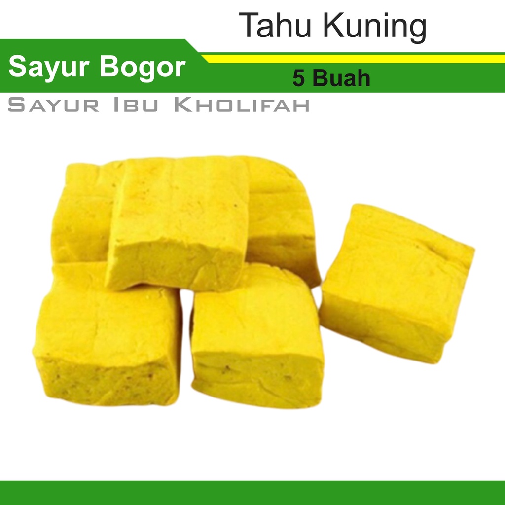 

Tahu Kuning 5pcs Lauk Pauk Sayur Sayuran Segar Freshmart Bogor