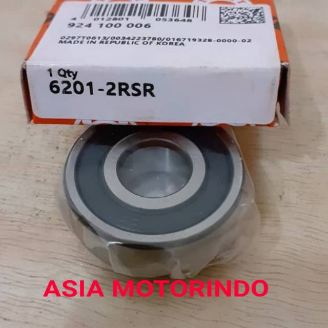 Bearing 6201 2RS FAG Bering roda depan Vario motor matic laher klaker 6201-2RS FAG