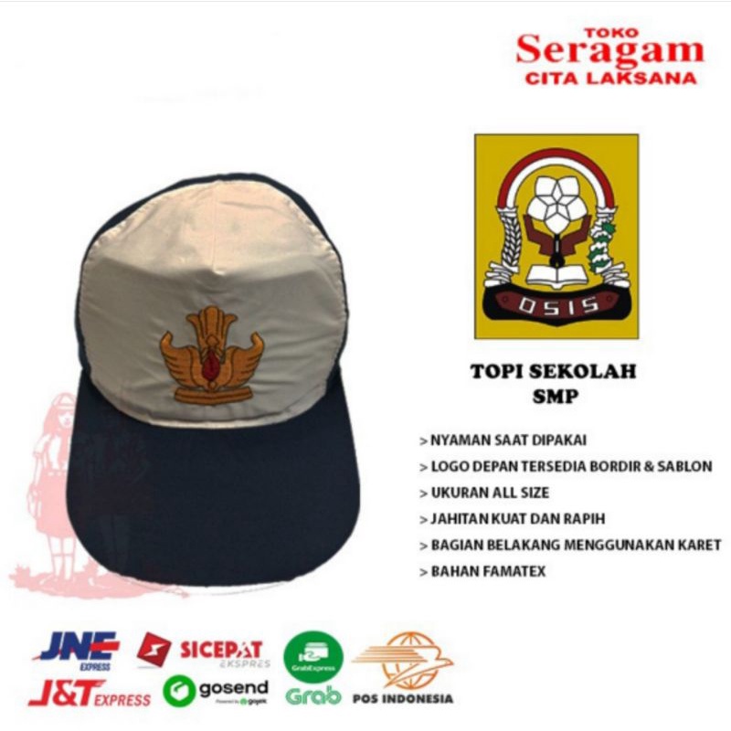 Topi SD SMP SMA PRAMUKA SIAGA Putra Putri Seragam Sekolah