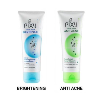 Pixy Facial Foam Brightening | Anti Acne | Scrub Dull Off Polish Sabun Pembersih Wajah