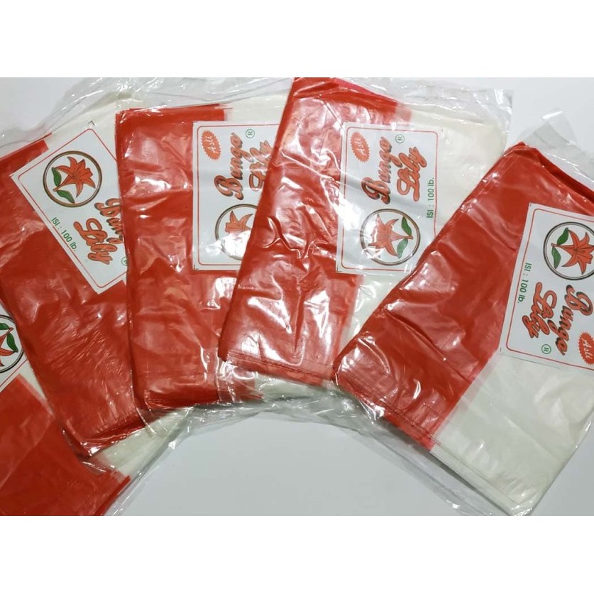 Bendera Plastik Bendera Merah Putih Lili ( ISI 100PCS ) Bendera Indonesia Plastik