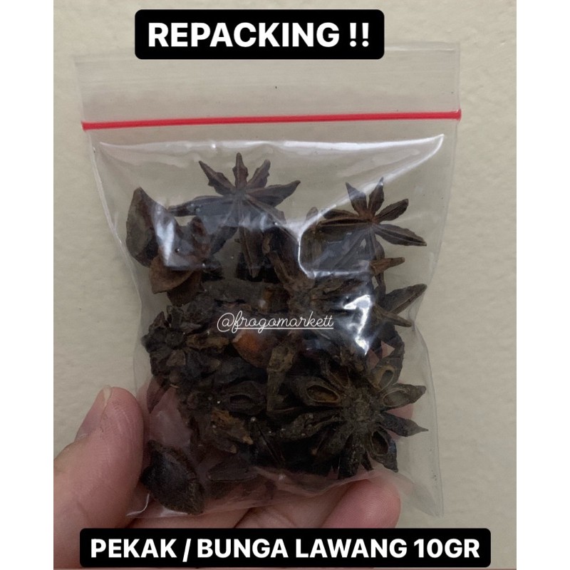 REPACKING !! Bunga Lawang / Pekak 10gr, 100gr