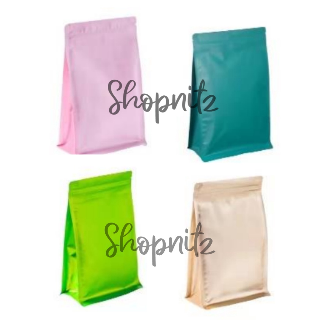 Standing Pouch Plastik Klip Ziplock Zipper Plastik klip Snack Tebal 10pcs