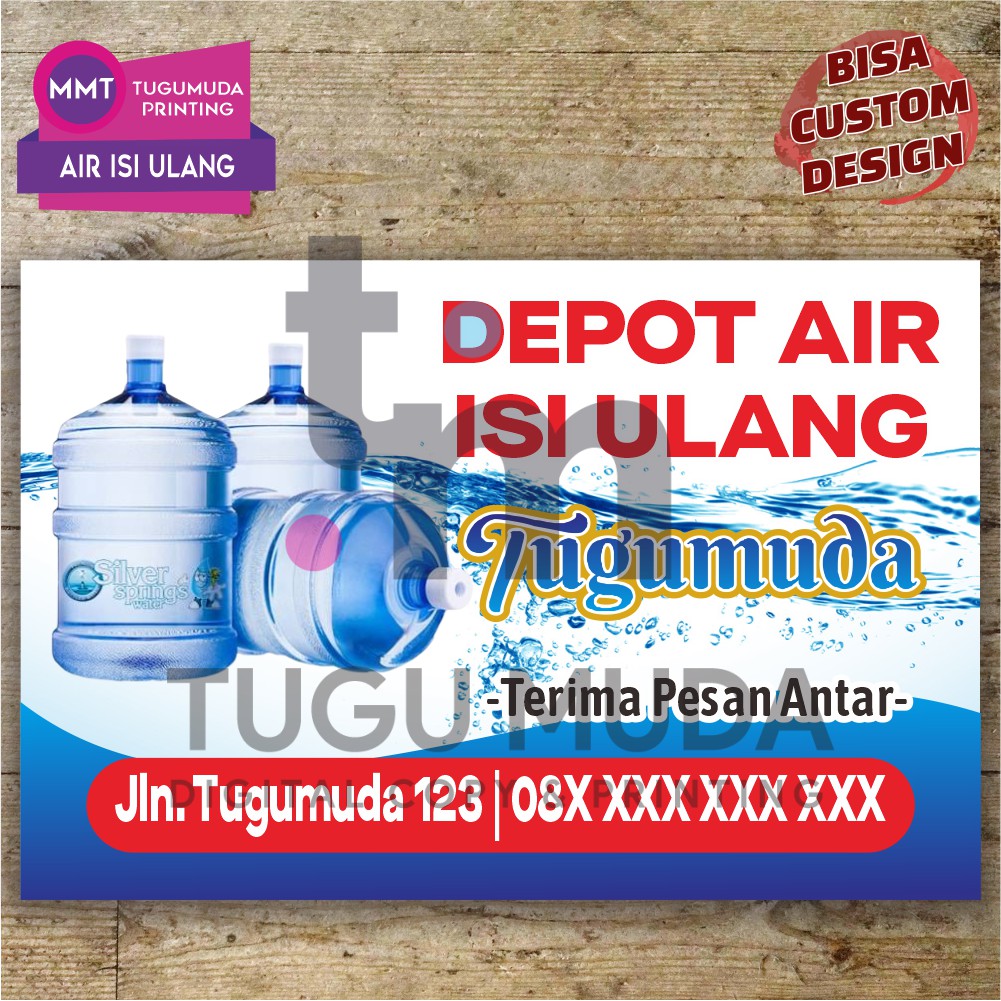 Cetak Spanduk|Banner|MMT - DEPOT AIR MINUM-AIR ISI ULANG-GALON