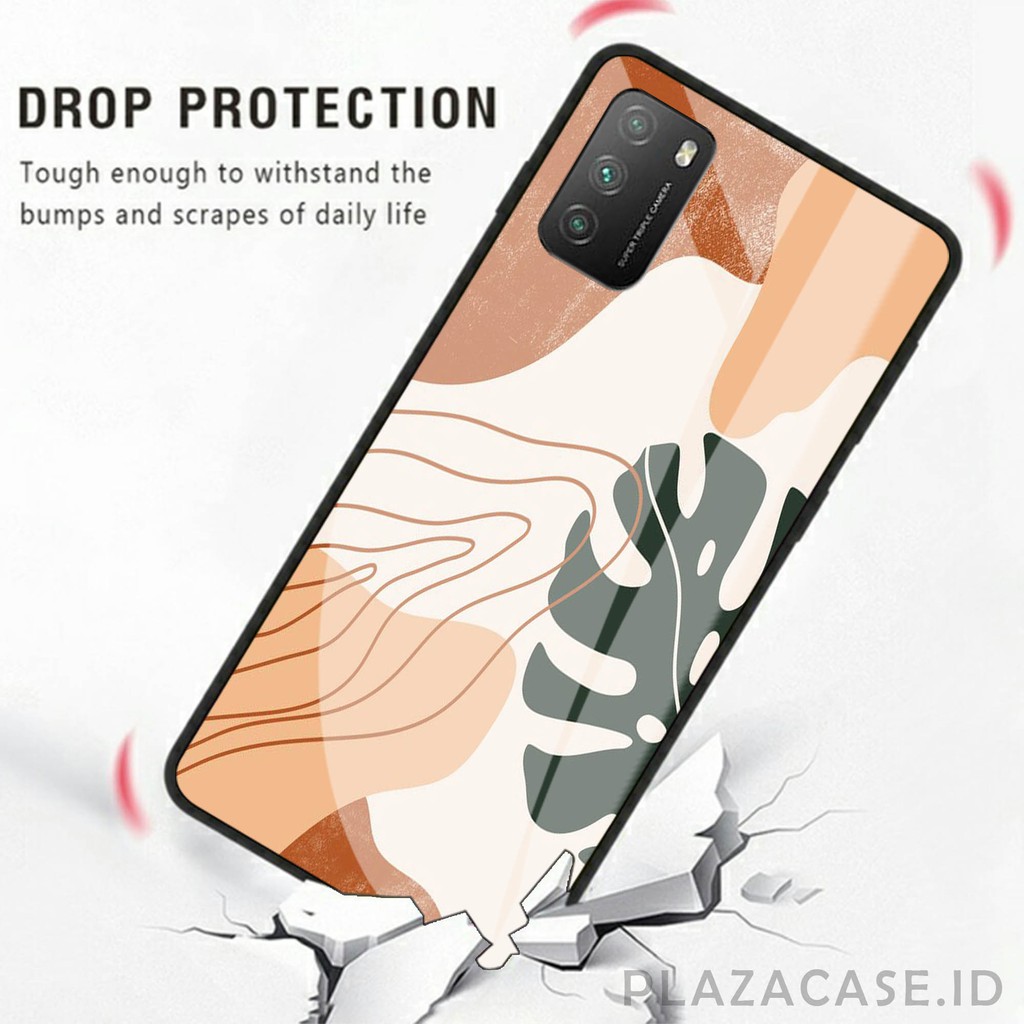 [K30] Soft Case Glass Kaca Aesthetic for Redmi POCO M3 NOTE 9 NOTE 9 PRO 9T 9C 9A NOTE 10 NOTE 8 7A