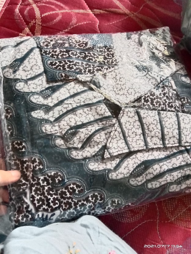 Batik Couple Gheya Brukat Tulle Mix Ceruti Ljf Store