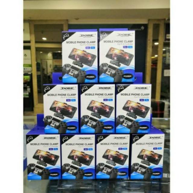 Dobe Mobile Phone Clamp Game Clip Holder Stik Shopee Indonesia