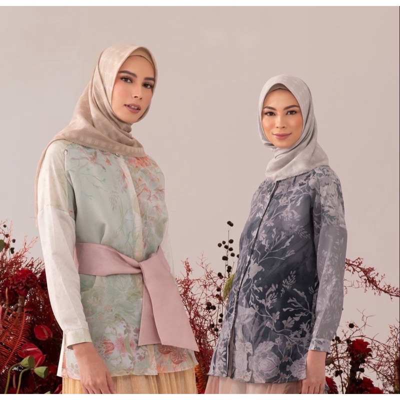 BUTTONSCARVES X RIA MIRANDA VALVIA TOP MIDNIGHT