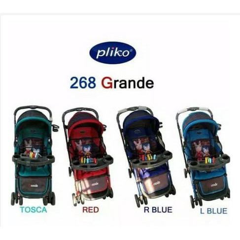 Stroller pliko grande 4in1