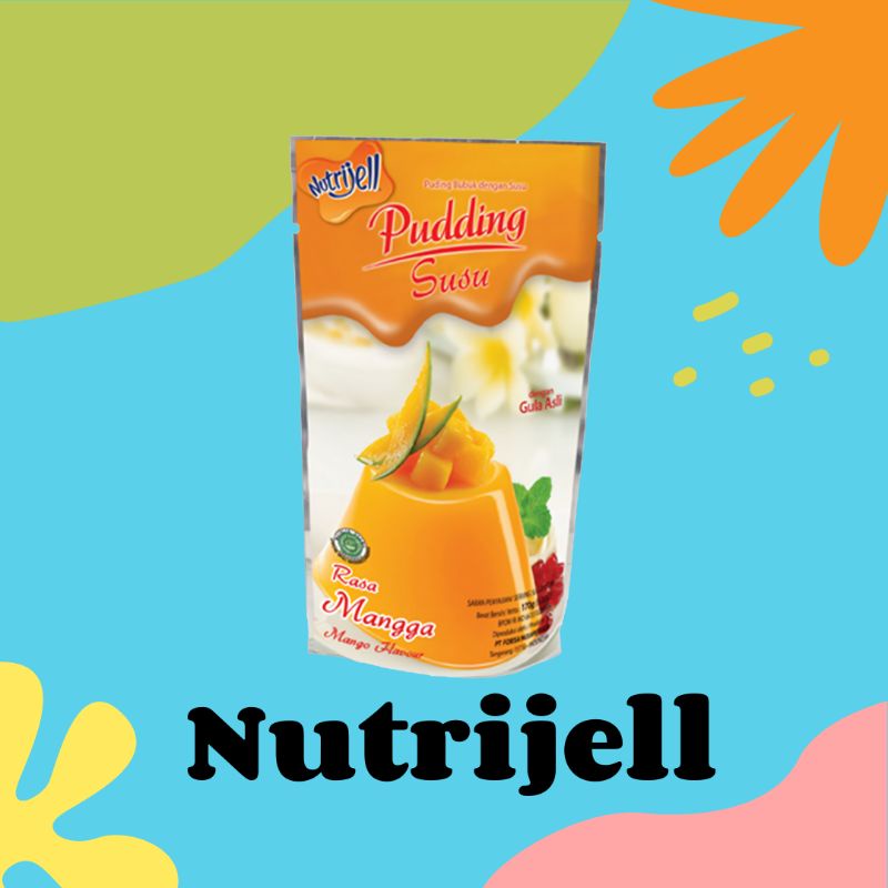 Pudding Susu rasa mangga Nutrijell 170gr