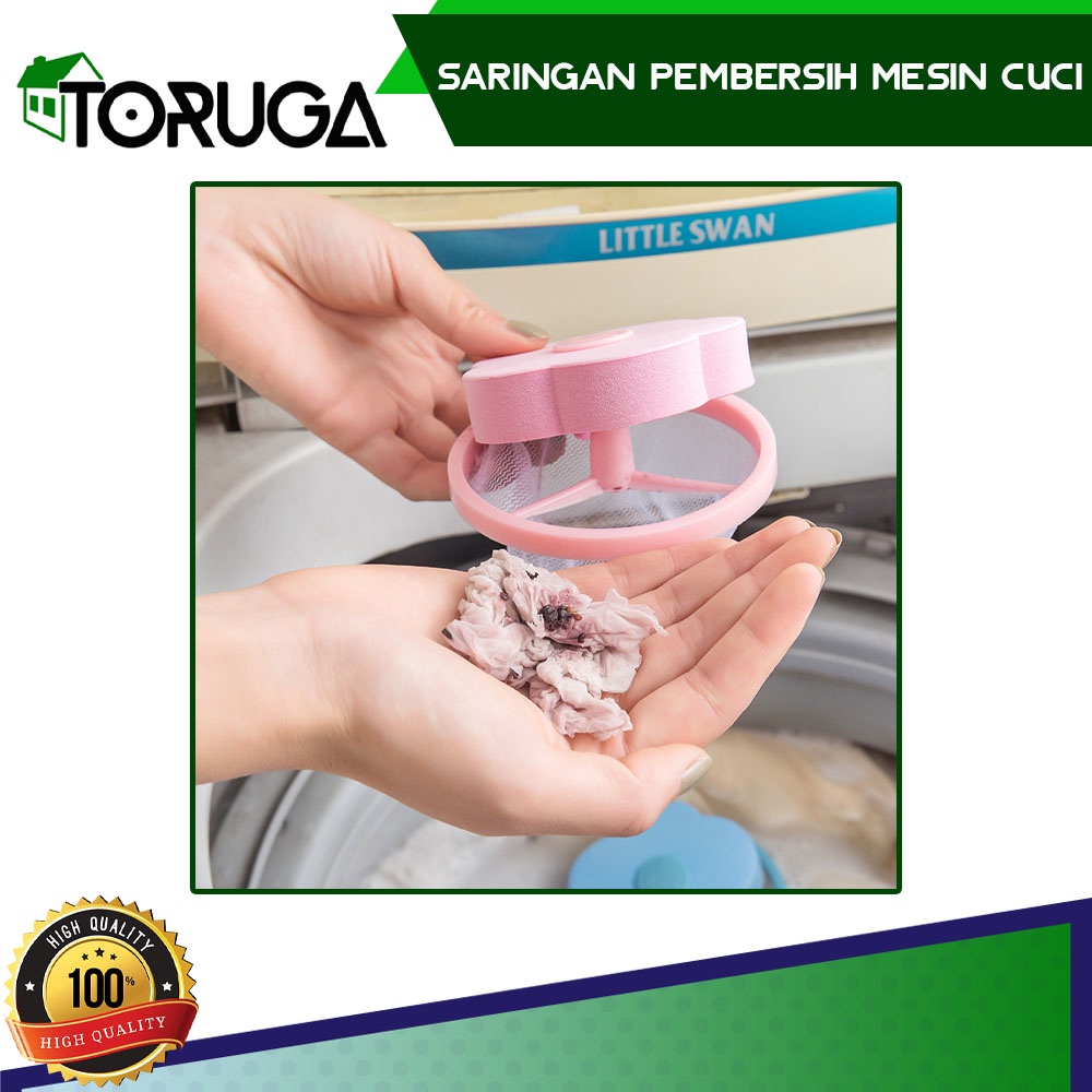 Saringan Pembersih Filter Mesin Cuci Kantong Tempat Penyaring Kotoran Jaring Halus Efektif