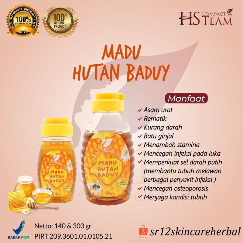 

madu hutan baduy SR12