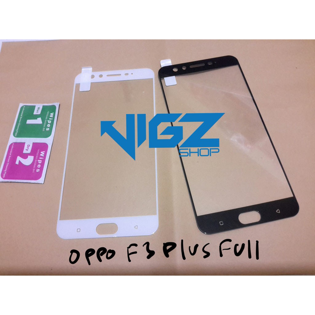 Tempered Glass Oppo F3 Plus Full Screen