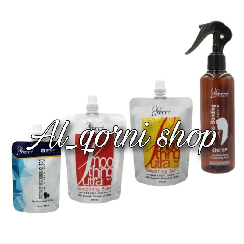 Go Street / Gostreet Smoothing Sutra Keratin Express Bonding 200ml Smothing / Rebonding Rambut