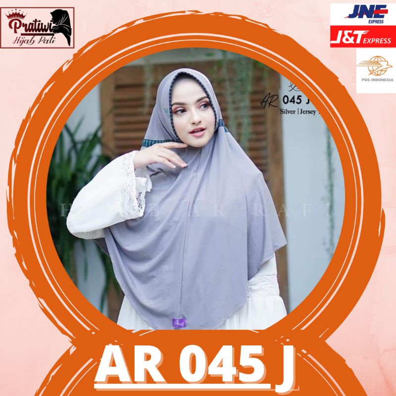ARRAFI AR 045 JUMBO Jilbab Hijab Kerudung Bergo Instan  Jumbo Terbaru Terlaris ori by hijab arrafi s