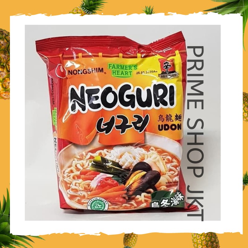 

Nongshim Neoguri Udon halal 120gr Mie Instant Ramen Udon Neoguri Korea Ramen Halal