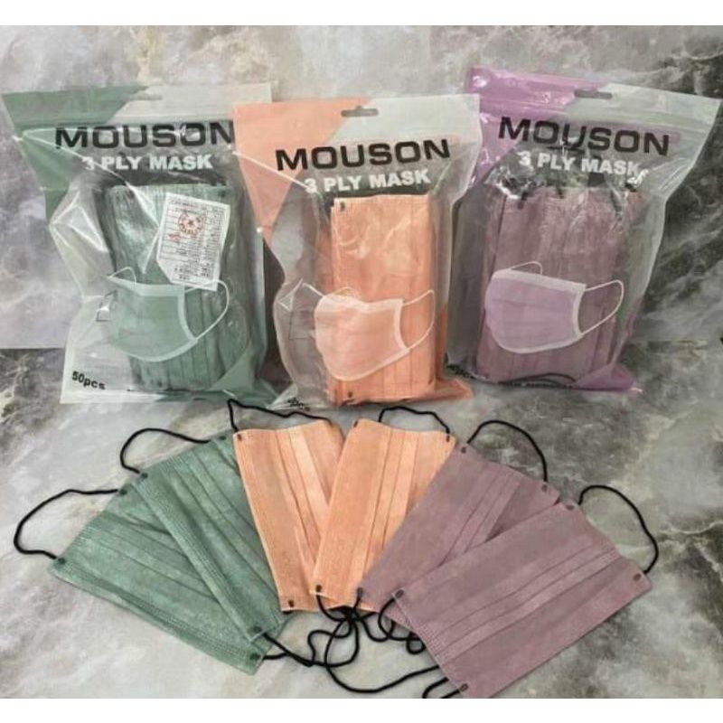 Prabu Acc Masker 3 Ply Mouson Warna Isi 50 Pc