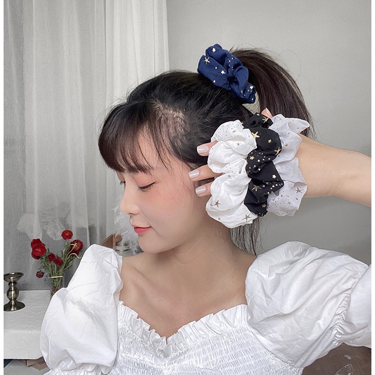 Scrunchie Kuncir Ikat Rambut / Iket rambut wanita Hijab random ecer