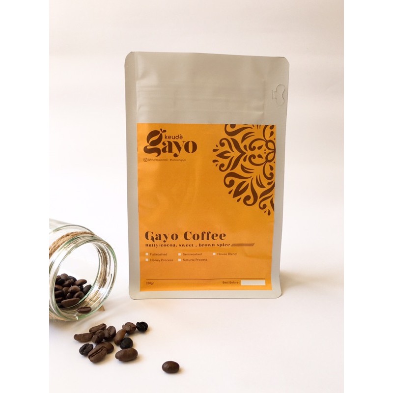 

Kopi Gayo Arabica premium 250gr