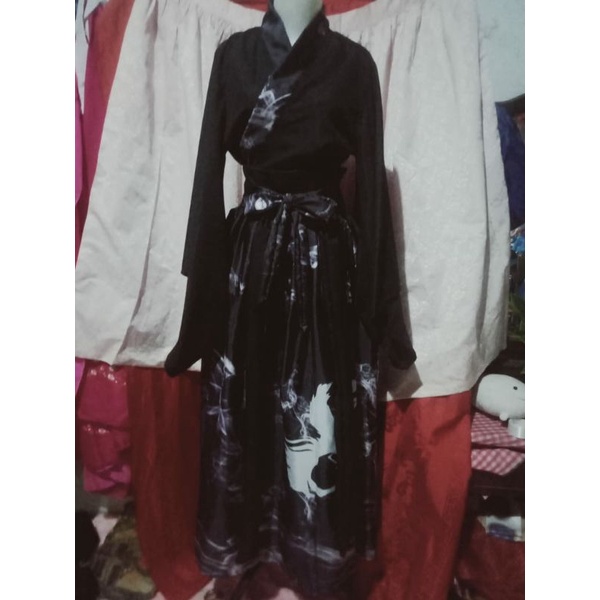 Black Hanfu Smoke Bird - Ancient Chinese Hanfu Male Big Sleeve - TRADITIONAL DRESS - Cosplay - Costume