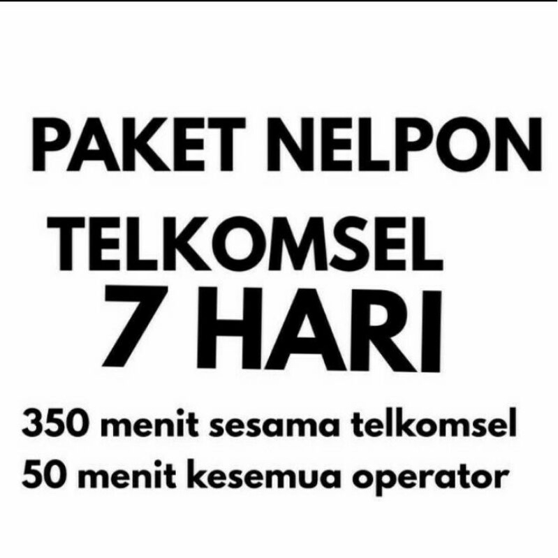 Paket Nelpon 7 Hari Telkomsel