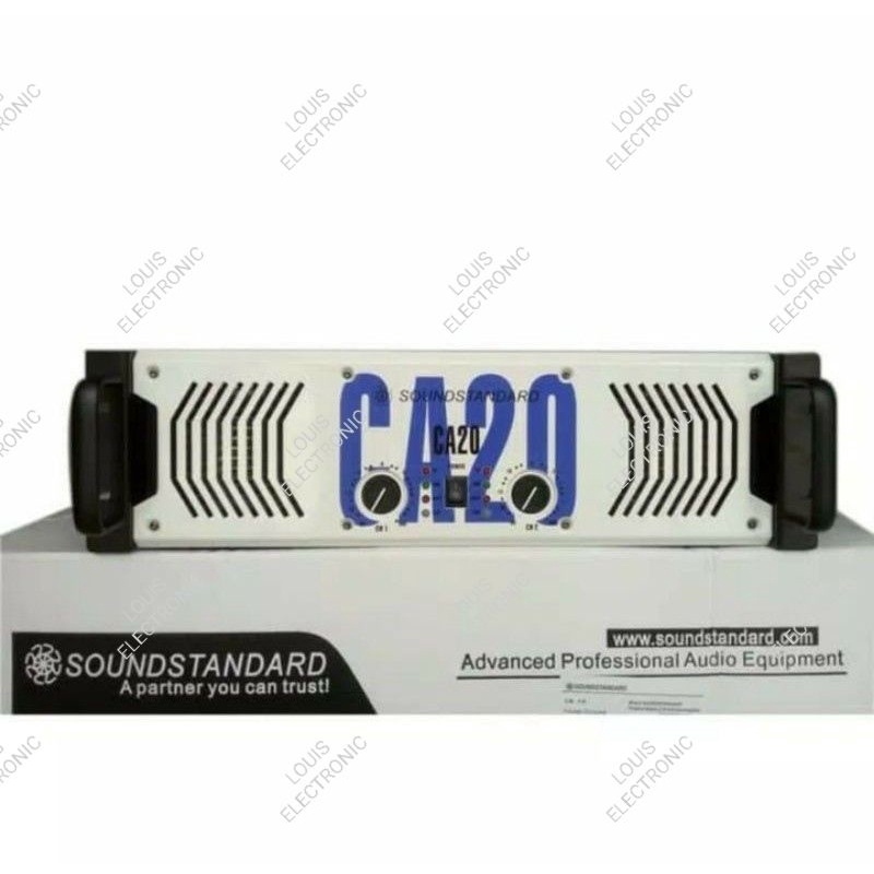 Power Amplifier SOUNDSTANDARD CA20 CA 20 BODY PANJANG