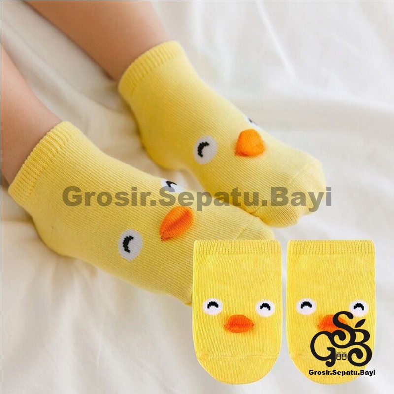 kaos kaki bayi kaos kaki anak laki laki perempuan umur 0-4 tahun motif binatang