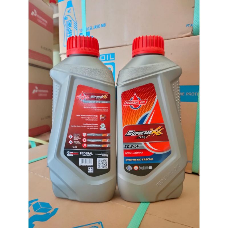 Oli Motor Federal Supreme XX 50 800ml 20w50