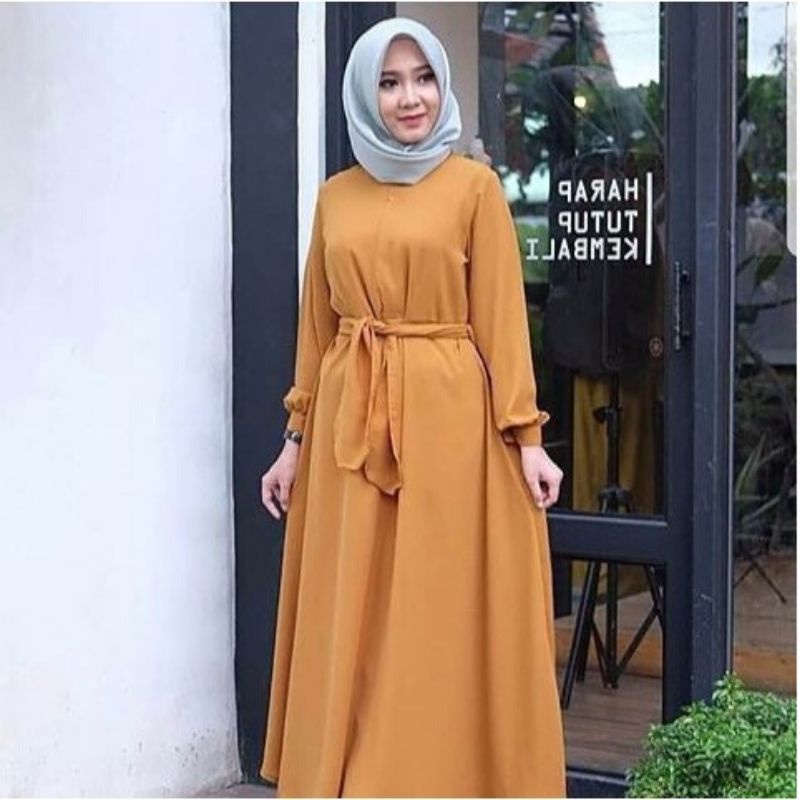 Dahlia dress pakaian wanita fashion muslim remaja