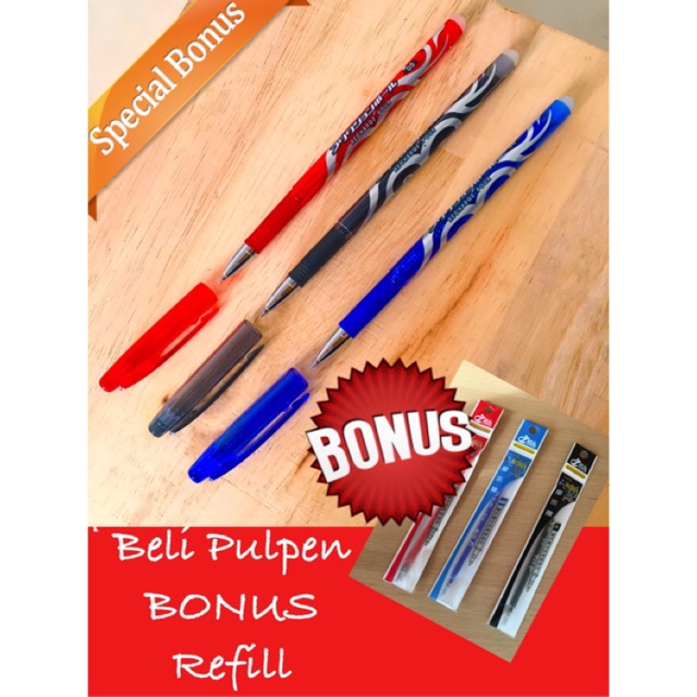 Pulpen pen Gel yang bisa diHapus hapus CHENYO Frixion