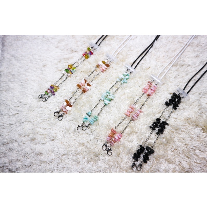 Strap Mask/Strap Masker 2in1/Tali Masker Batu/Masker Hijab